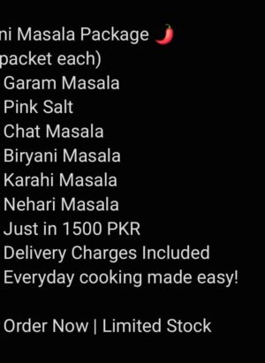 All masala package